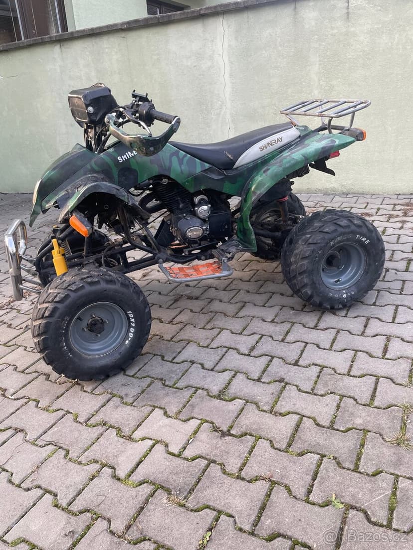 ATV čtyřkolka quad SHINERAY 200 manual +zpátečka
