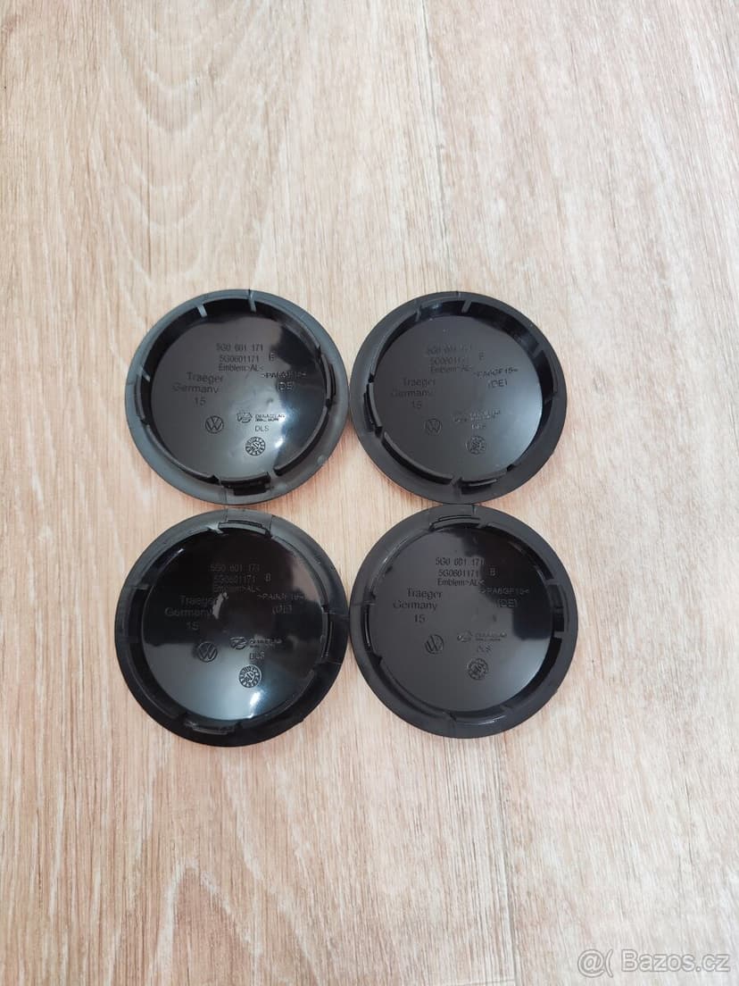 Středové krytky kol Volkswagen 65mm nový design 1