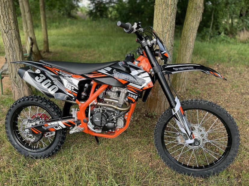Pitbike Leramotors Killer PRO 300ccm, oranžová, vodník