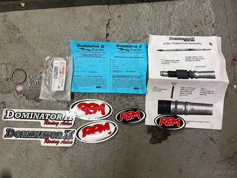Zadní osa RPM Dominator 2 na KTM