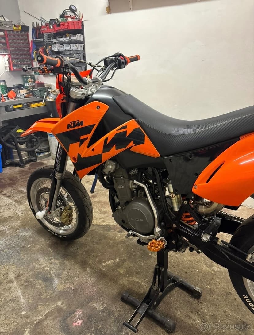 Ktm LC4 640 supermoto (Možno řídit s A2)
