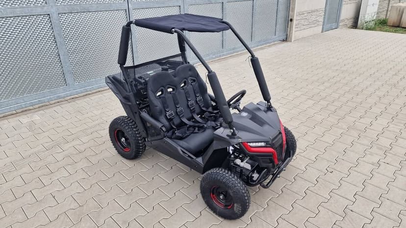 Buggy MiniRocket Cheetah 163ccm Mini 5-10let, Červ