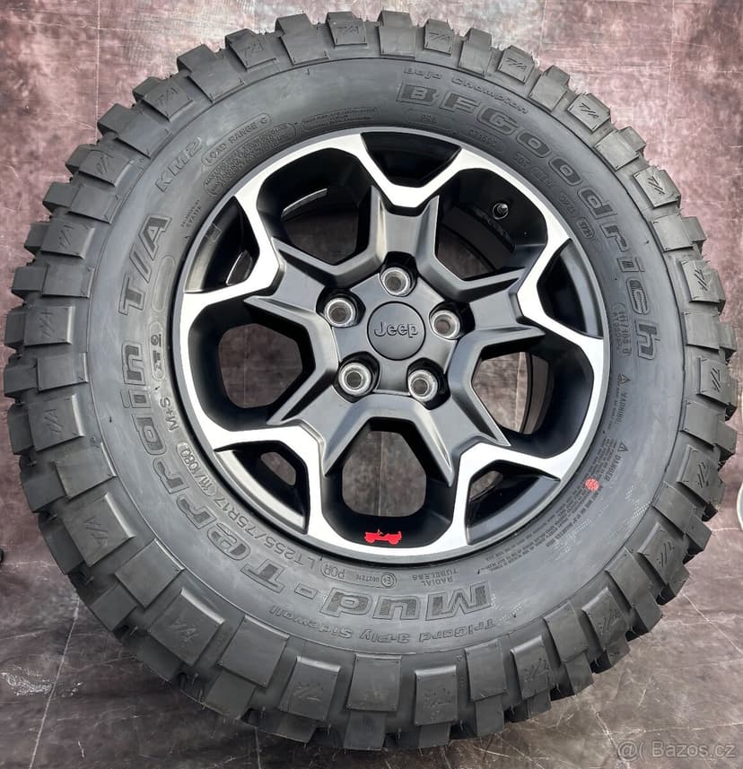 Originál alu kola Jeep 255/75/17