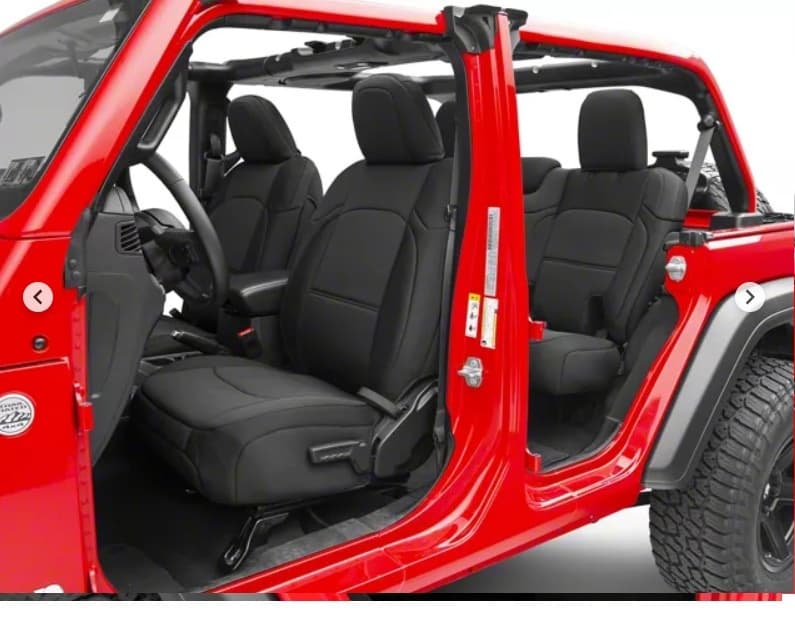 Přesné potahy Jeep JL Unlimited 2018+