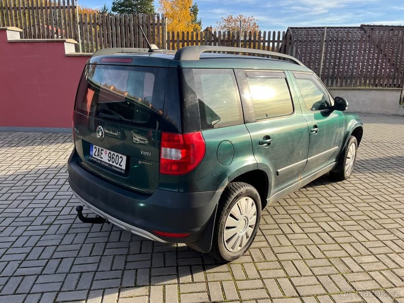 Škoda Yeti 2.0TDI 103kW 4x4 157tkm 2011 TZ Construct