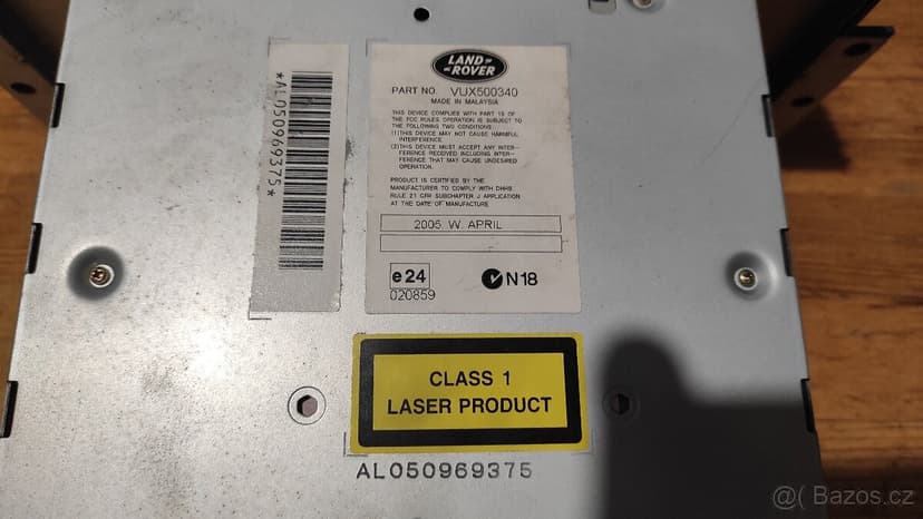 Autorádio Land Rover Range Rover Sport