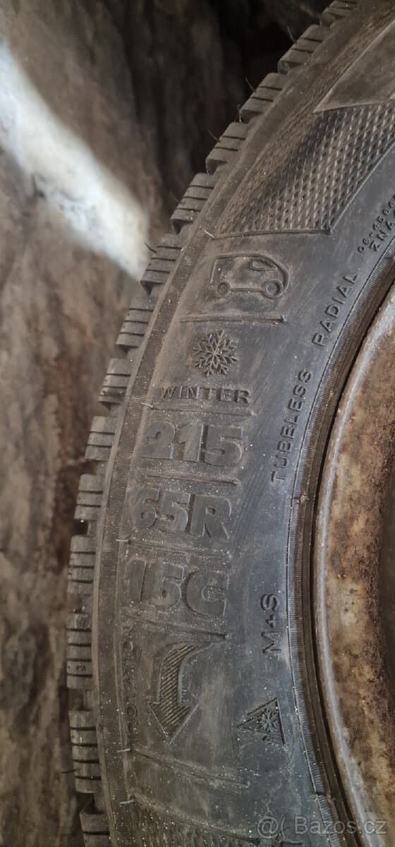 Zimní sada vw t5 215/65/16C 5x120 Klebr