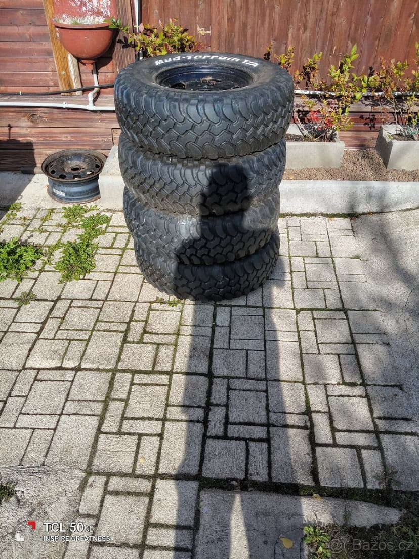 4ks disk R15 (6x139,7)+ 4ks pneu 31x10,5R15