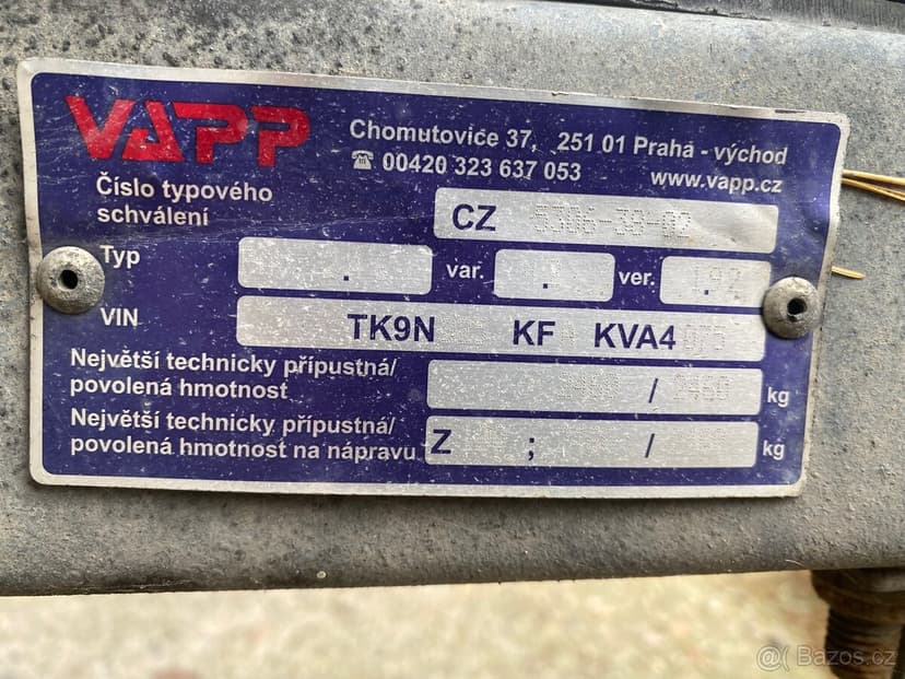 Vapp autopřepravník 2.46 B  4.2  1.92