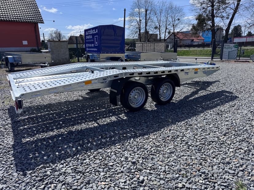 Přívěsný vozík,autopřepravník 410x195cm,2700kg,VDI2700