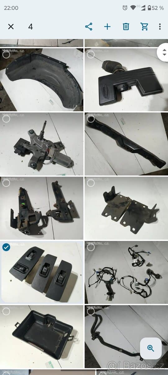 Hummer H3 r.v.  2006 /// 3,5 Vortec - soubor dílů