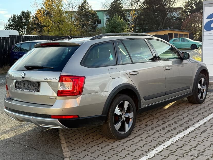 SKODA OCTAVIA SCOUT 2016 4X4 1.8 TSI DSG WEBASTO TOP VYBAVA