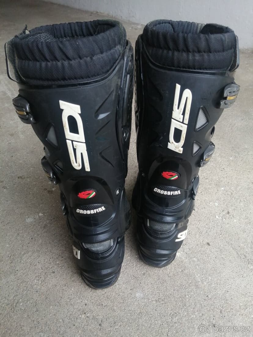 Motokrosove boty sidi crossfire srs+nahr. Podrazky
