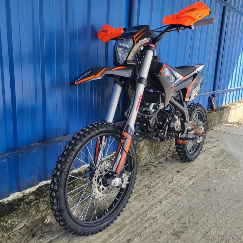 Pitbike ASIX XB68 140ccm 19/16"  E-START + svetlo oranžový