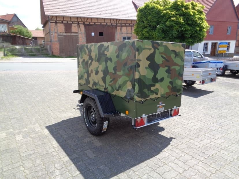 Valníkový Plachtový Military OFFROAD Přívěsný Vozík 1000kg