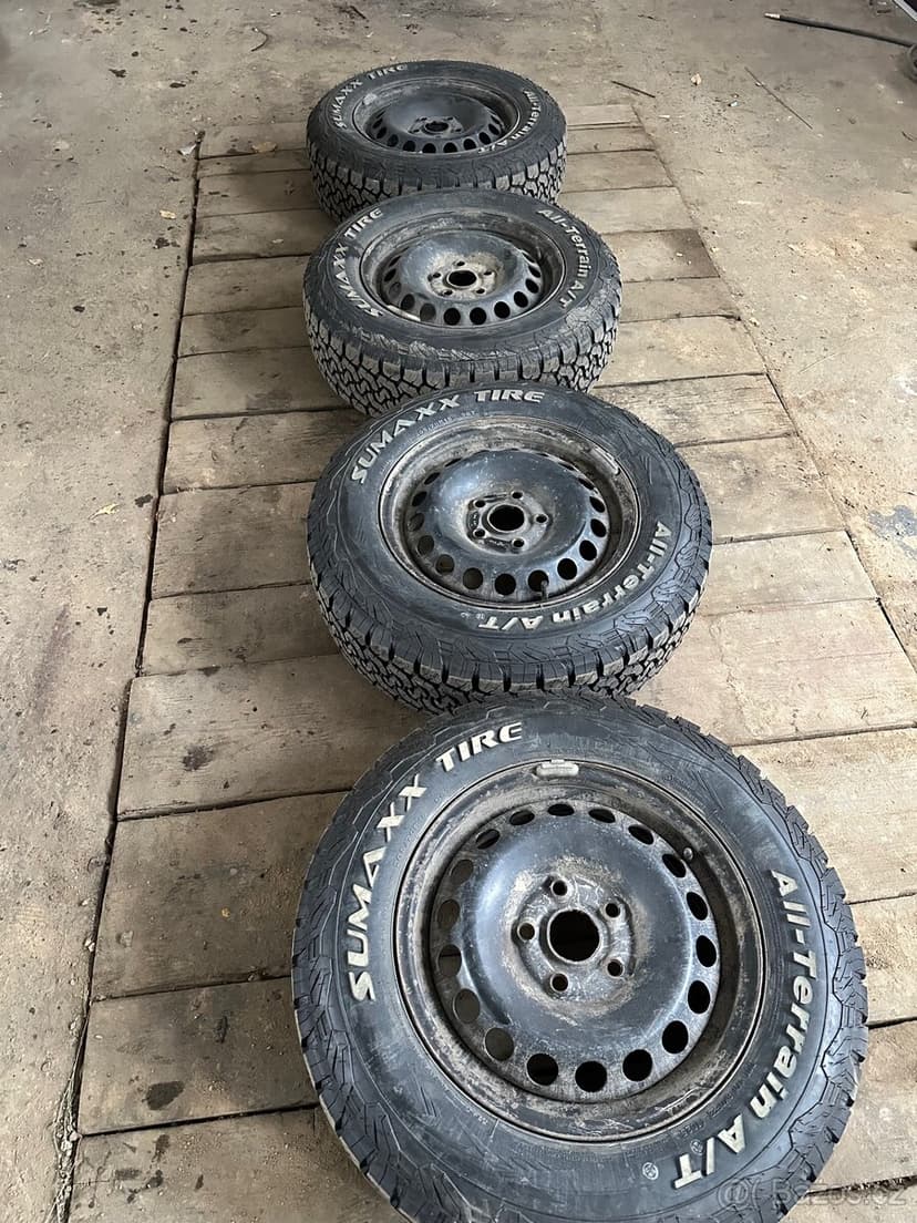 Pneumatiky 205/70 r15 offroad 5x112 disky