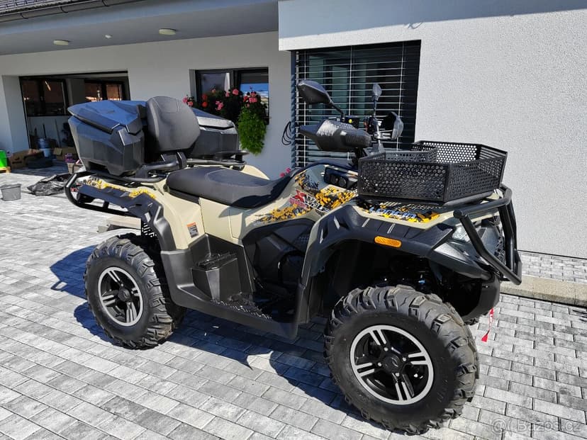 Loncin 550 wolf bílá i žlutá spz