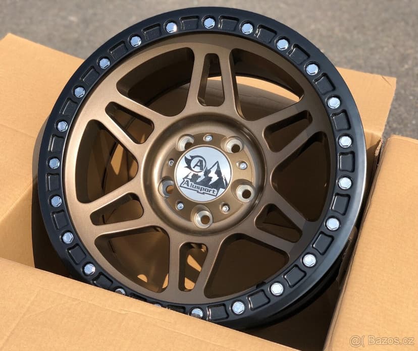 Alu kola 17” vhodné na Jeep Wrangler STAR BRONZE