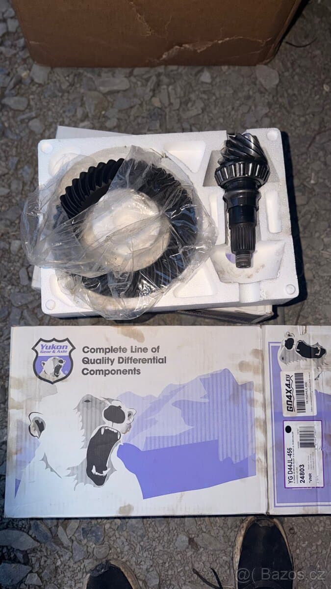 Přední+zadní hruška diferenciálu na Dana44 Jeep wrangler JL