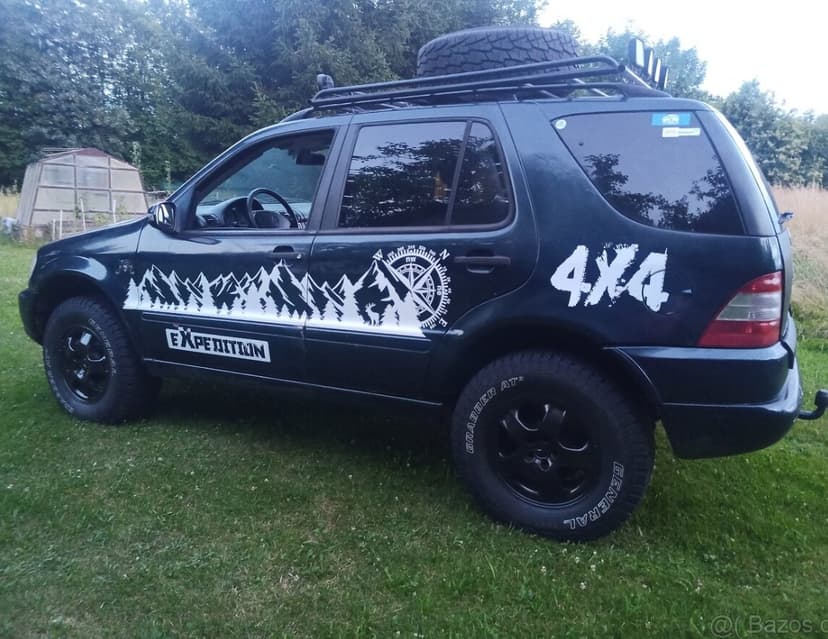 OBYTNÝ OFFROAD Expediční speciál Mercedes W163 ML270 cdi
