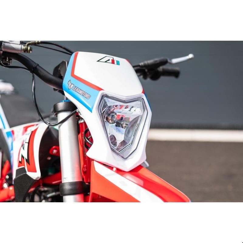 Pitbike Leramotors Thunder 125ccm, kola 17/14, cervena