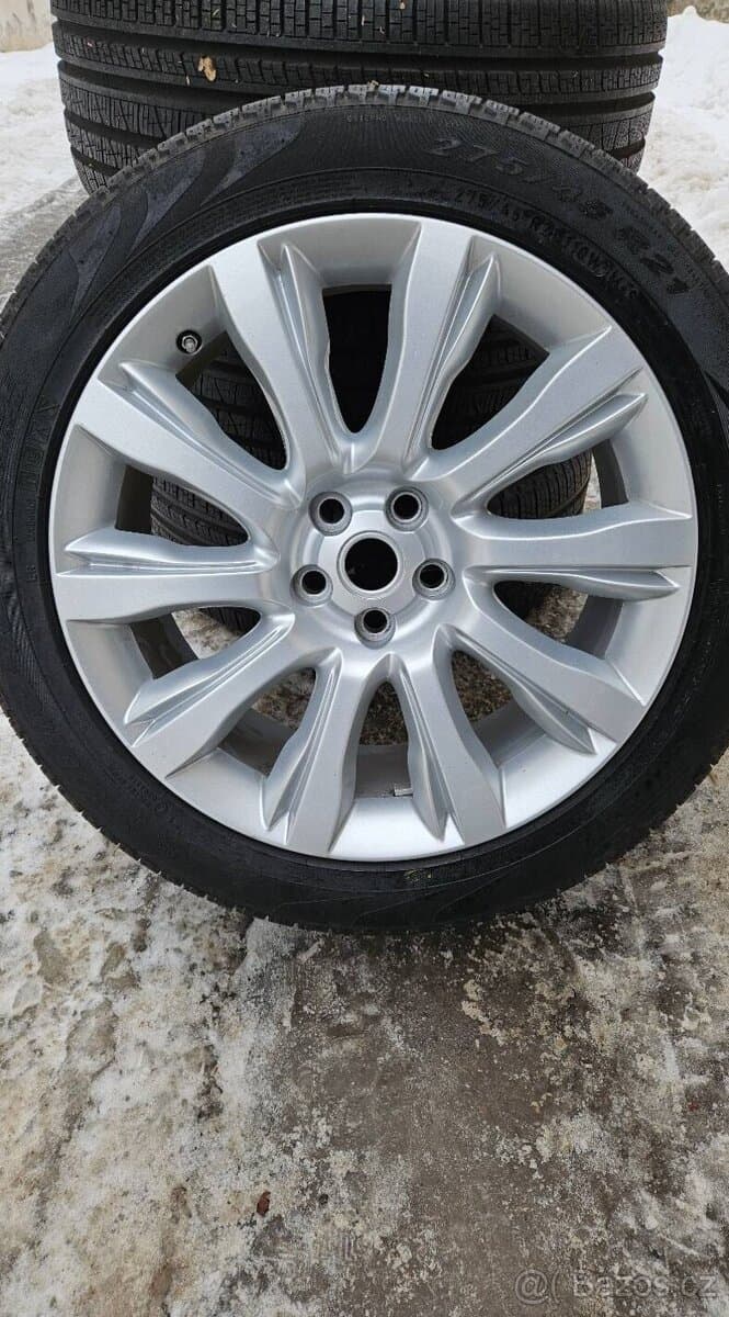 TOP ALU kola Land Rover 21" – 5×120, Pirelli 98 %