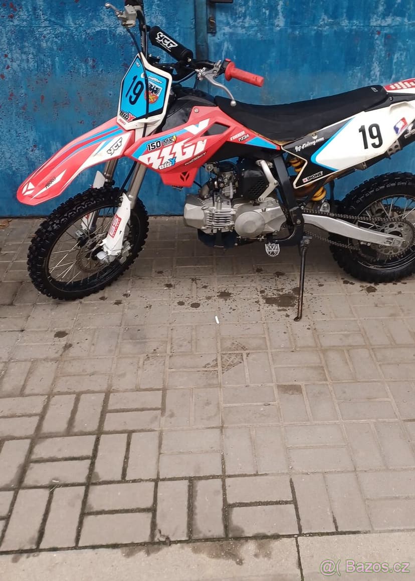 Pitbike ycf bigy factory 160ccm daytona velká kola 17/14