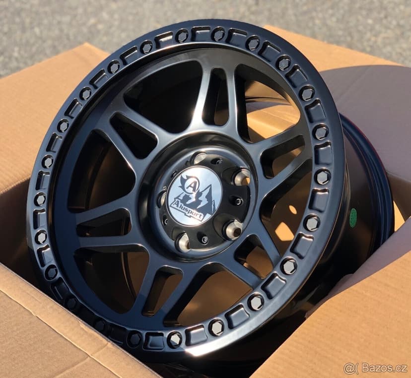 Alu kola 17” vhodné na Jeep Wrangler STAR Black