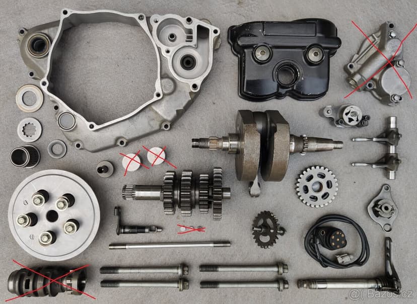 Náhradní díly - Kawasaki KX 250F 2011