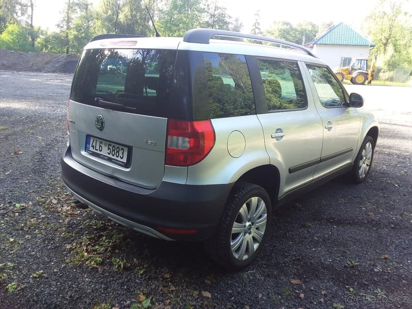 YETI 2.0TDI 103KW,,DIGI KLIMA,,4x4,,VYHŘEV,STK,ČR-KOUPENÉ