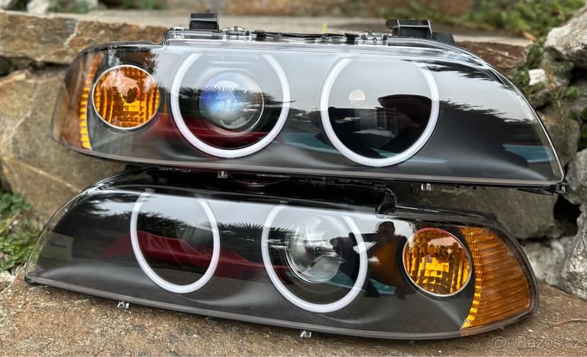 BMW E39 - renovace světel / retrofit / custom, bi-led,xenon