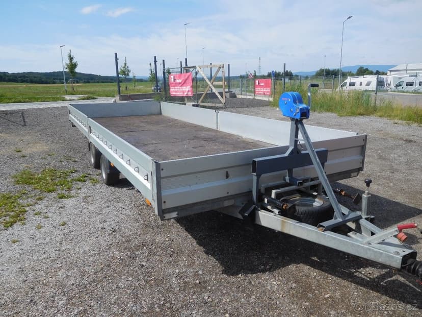 Přívěsný Vozík Nákladní Valníkový Dvouosý, Maro M 36, 30 D