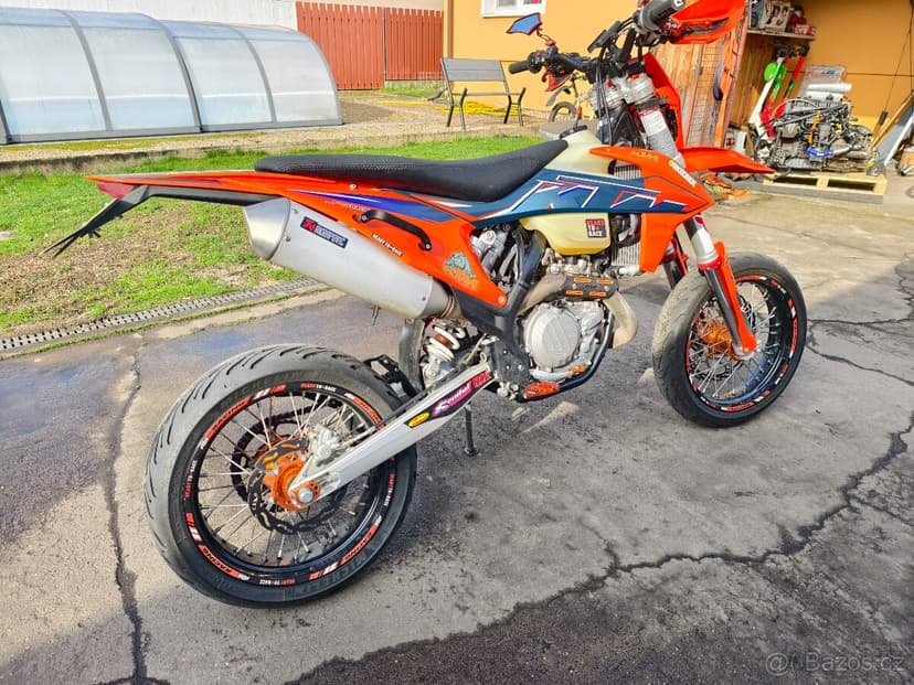 KTM 500 EXC-F SUPERMOTO málo jetá /stav nové/