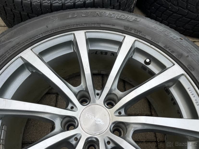 4 x alu disky 5x127 R20, zimní pneu 90%