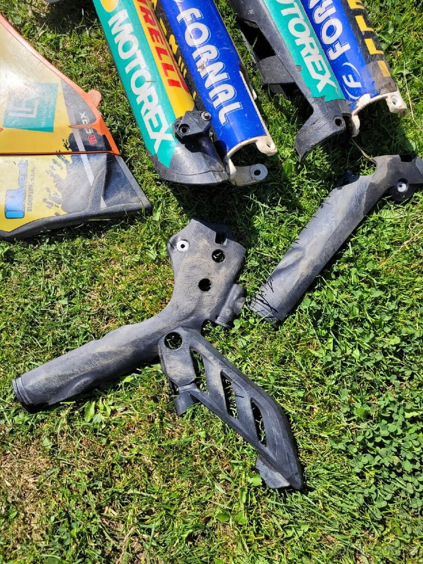 KTM EXC plasty