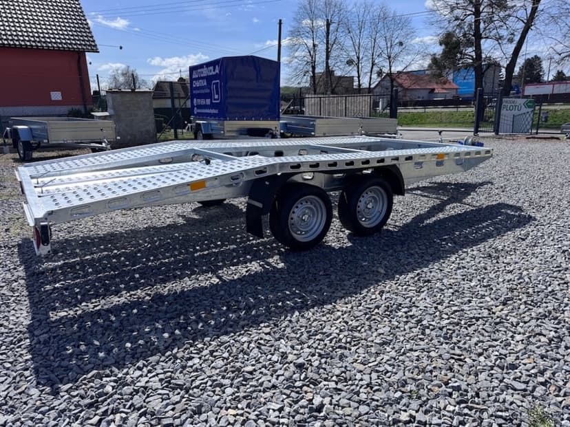 Přívěsný vozík,autopřepravník 410x195cm,2700kg,VDI2700