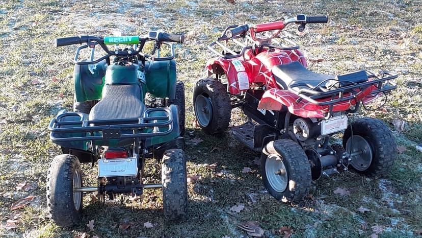 2 x elektrická čtyřkolka ATV