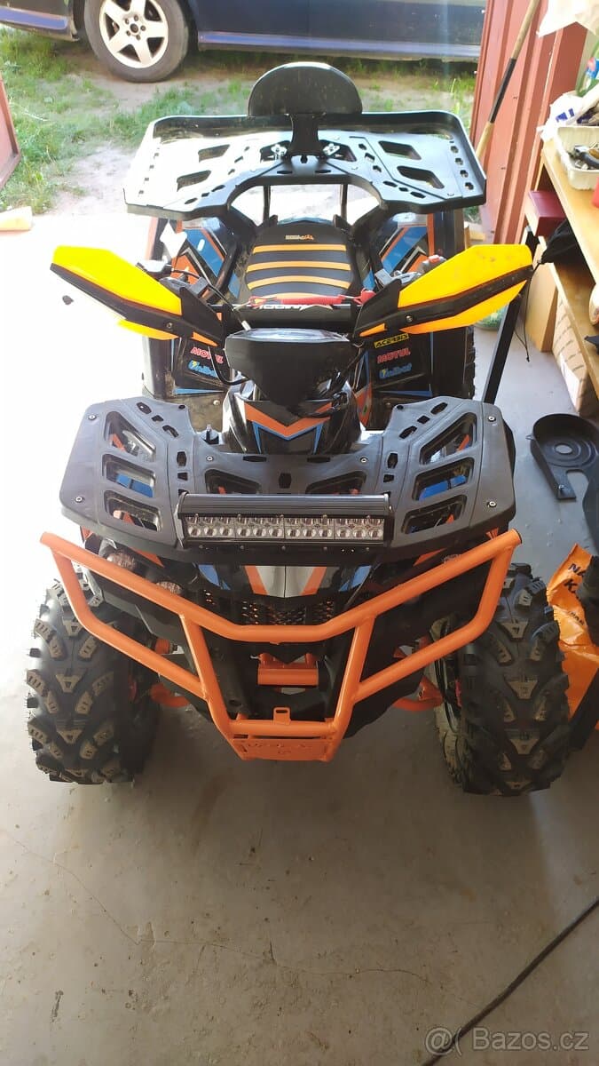 Grizzly 125,zážehový motor 4T palivo benzín