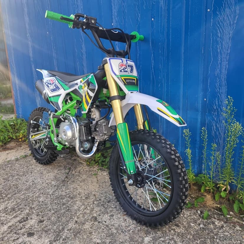 Pitbike APAQ 125ccm XB27 14/12 E-START poloautomat zelená