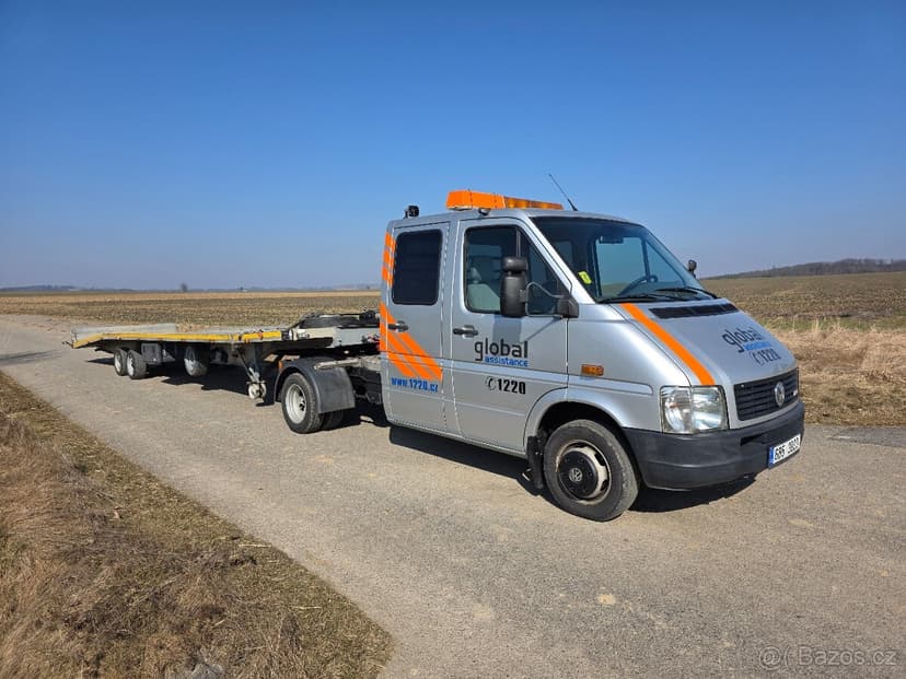 Odtahový speciál Volkswagen LT46 + návěs Baldinger