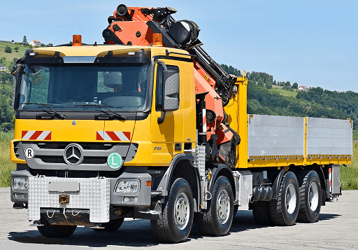 Mercedes-Benz Actros 4145 - valník s hydraulickou rukou