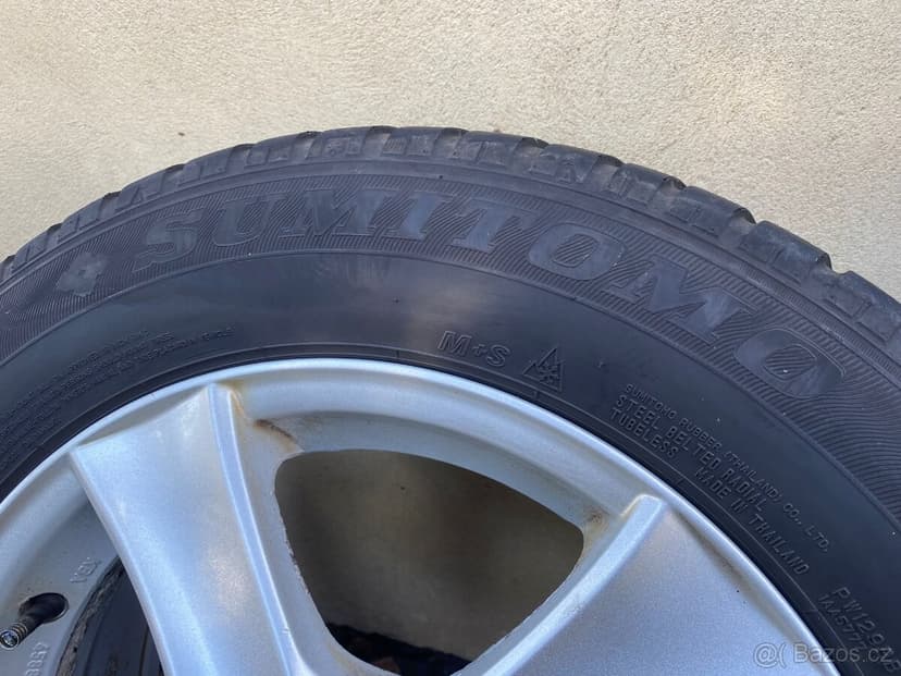 💥 Alu kola DEZENT + zimní pneu SUMITOMO 215/60 R16 – sada 4