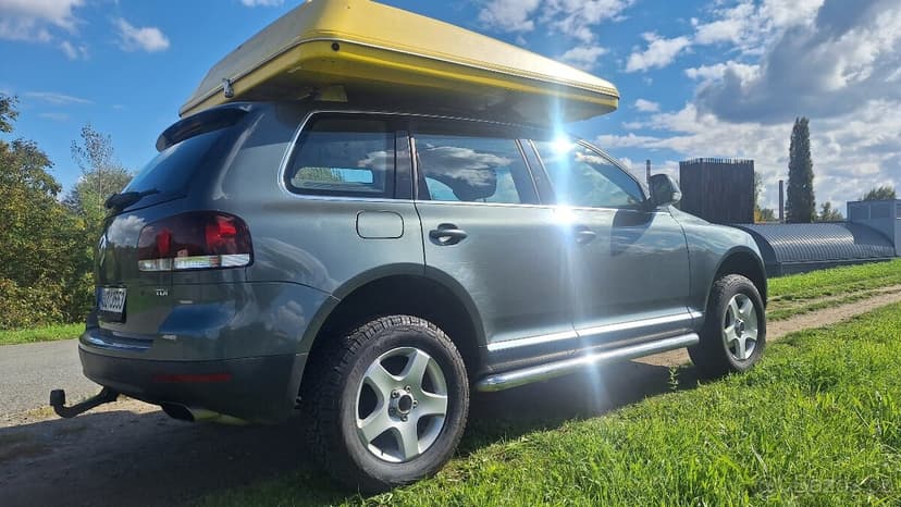 VW Touareg 2.5 TDI R5 – Offroad ready, manuál, po STK