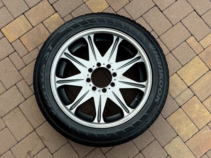 22" 8x165 ALU KOLA = HUMMER RAM 2500 CHEVY