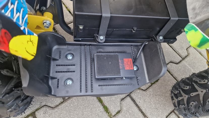 Dětská elektro čtyřkolka ATV Torino 1200W 48V graffiti žlutá