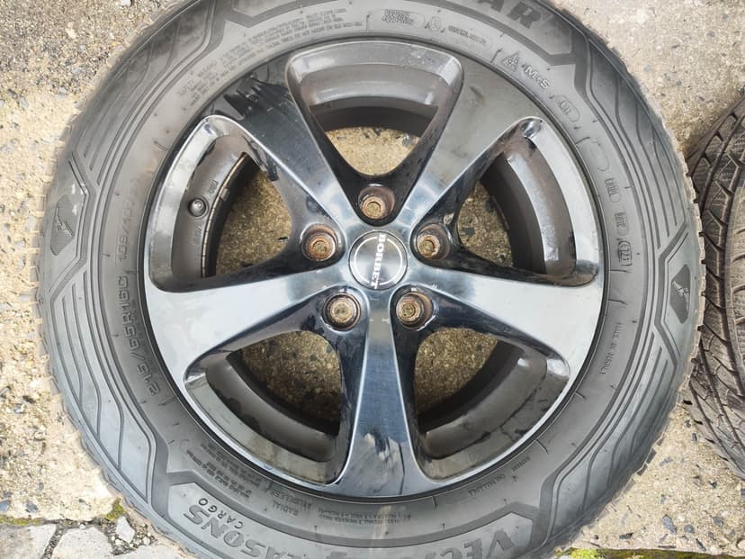 16"celoroční alu sada Borbet 5x120 VW T6 T6.1 T5 Multivan