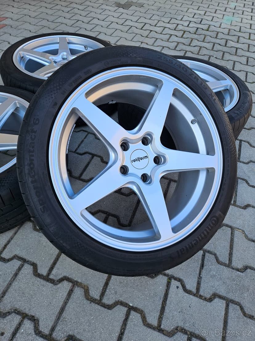 ALU Rotiform WGR 5x120 Letní Continental 255/40/19