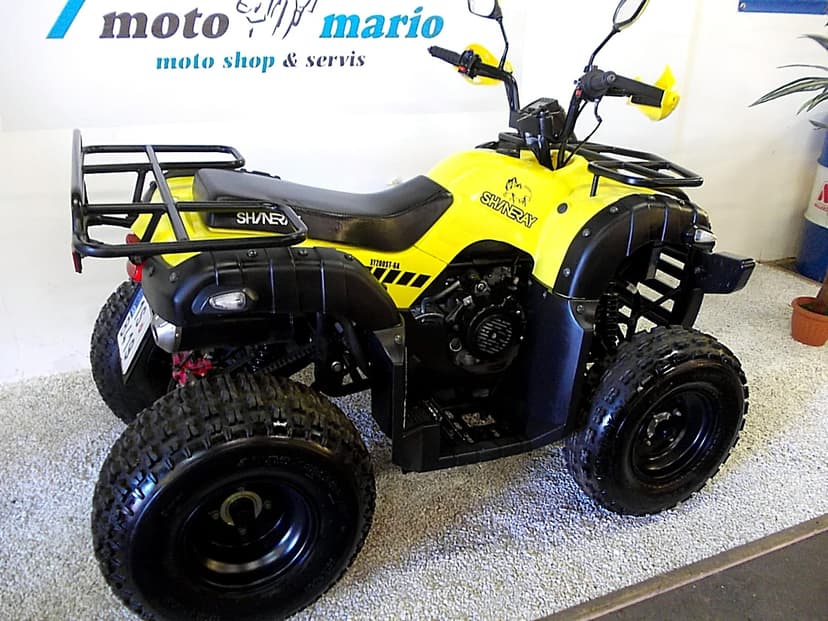 ATV Shineray XY 200 ST ČR, bílé SPZ jen300km Výrobní STAV