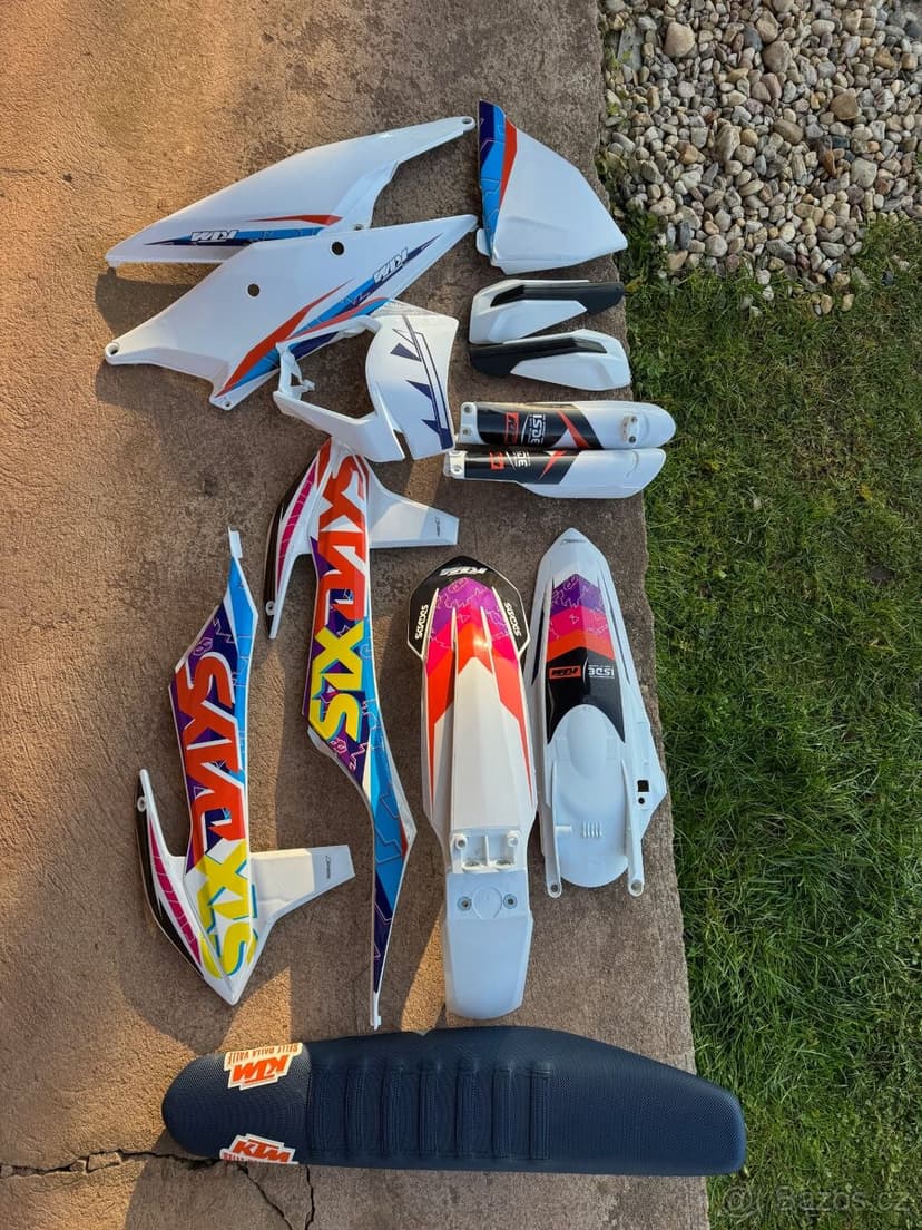 KTM EXC PLASTY + SEDLO 2020-2022
