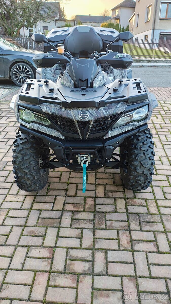 CF MOTO x1000 EPS, nová radlice na sních